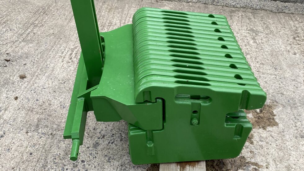 John Deere Linkage Weight Frame & 18 Weights RG Tractors